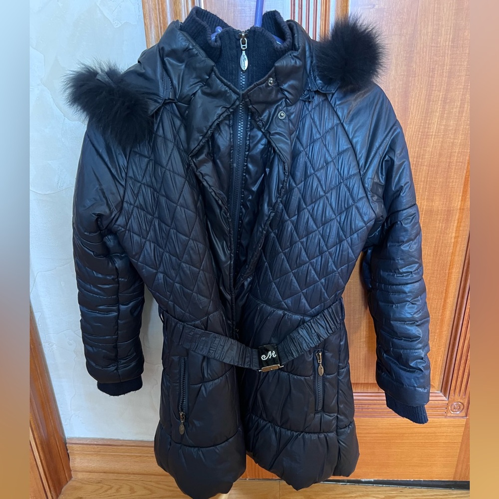 MonnaLisa Black Quilted Puffer Jacket